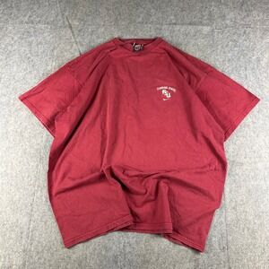 Vintage Nike Team Florida State Seminoles FSU T Shirt Men's XXL Red Cotton FLAW*